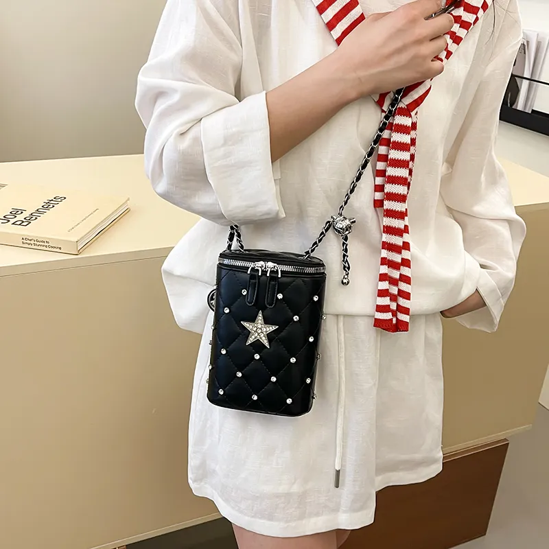 Fitchell PU Bucket Bags Crossbody Bag, Shoulder Bag Regular Women's Multicolor-12