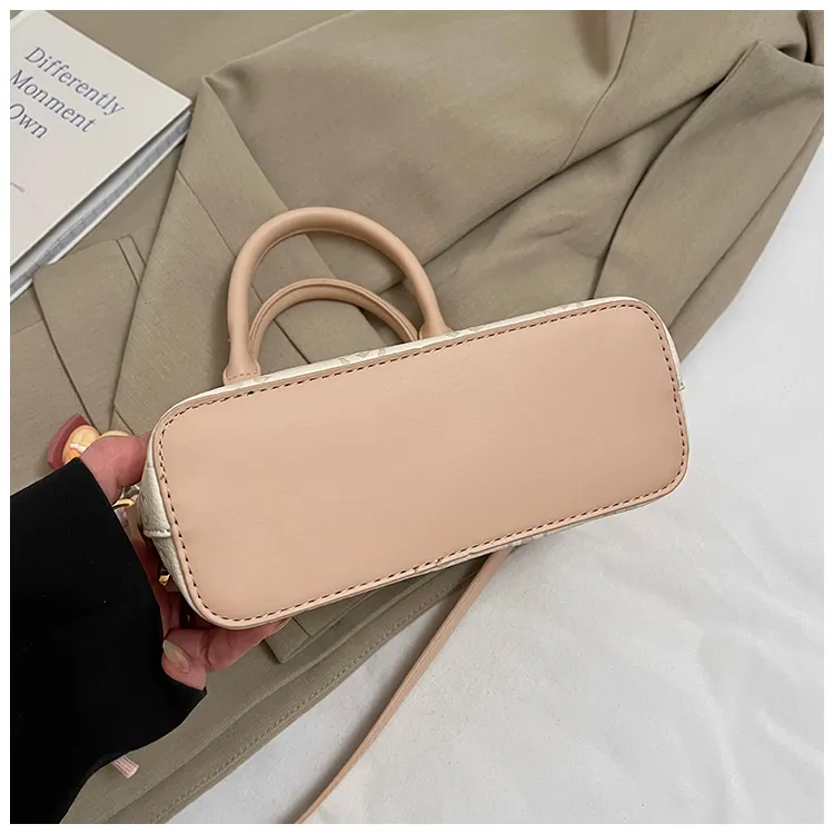 Fitchell PU Handbag Regular Women's White/Blue/Black/Pink-2