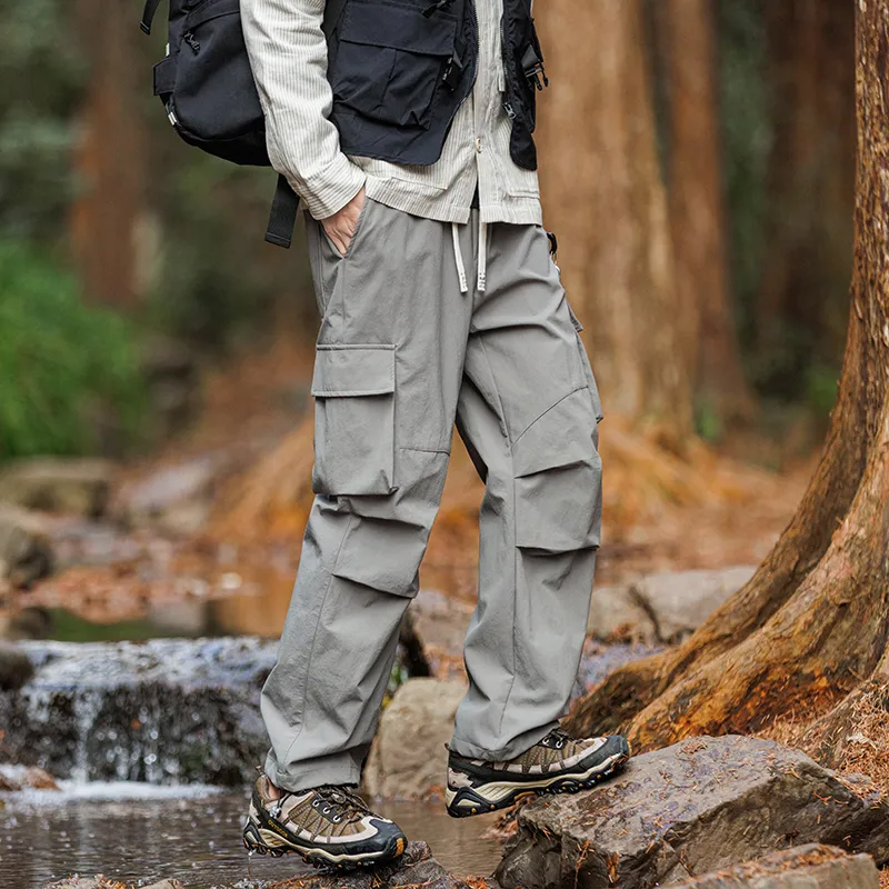 ELNHEN Cargo Pants Unisex Purple-14