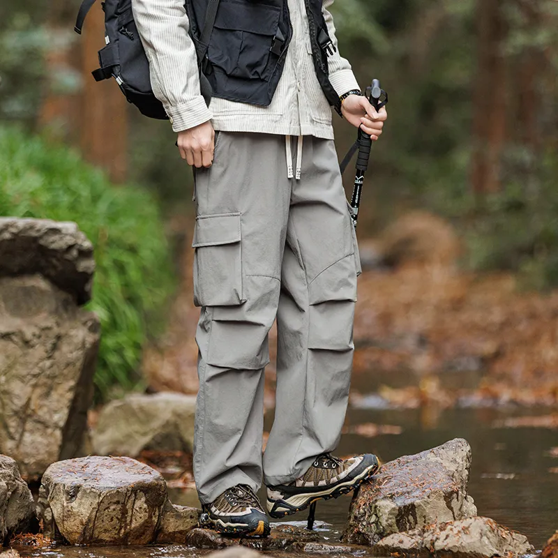 ELNHEN Cargo Pants Unisex Purple-15