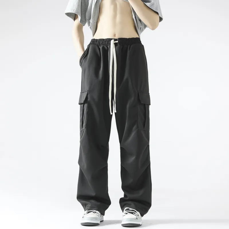 ELNHEN Cargo Pants Unisex Purple-26