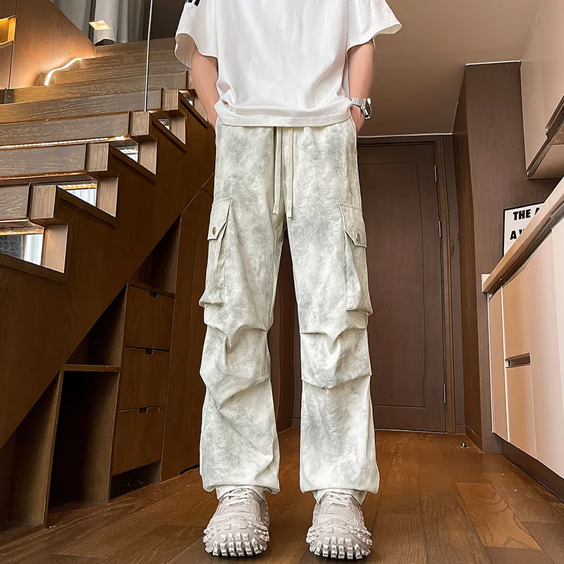 ELNHEN Cargo Pants Unisex Purple-21
