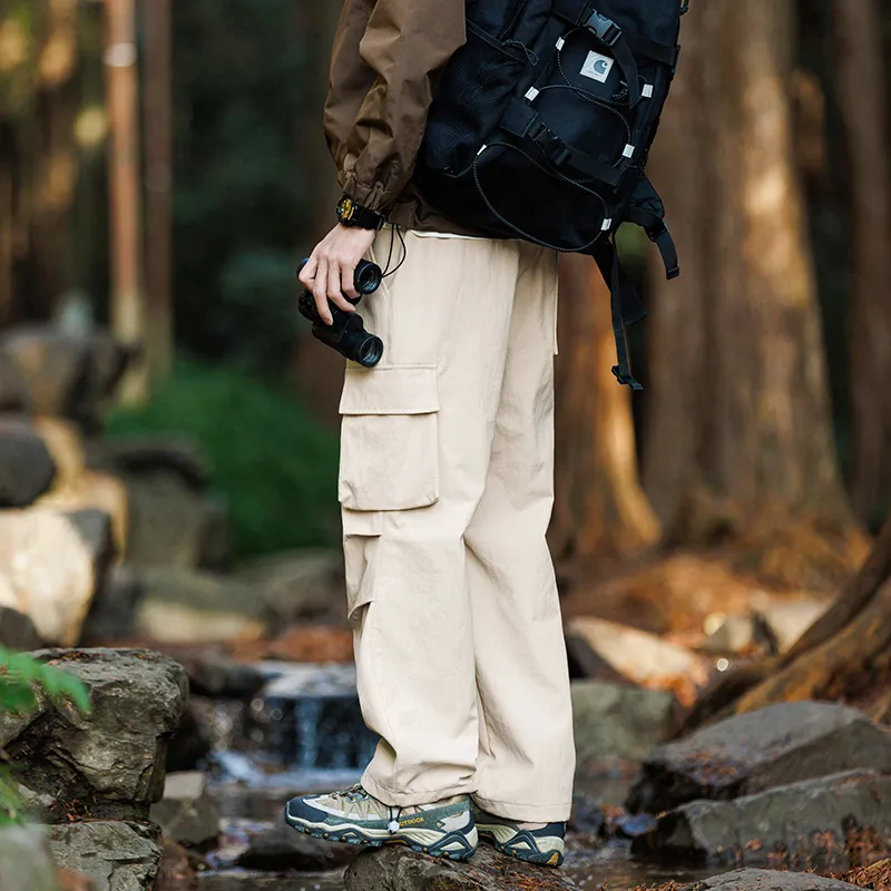 ELNHEN Cargo Pants Unisex Purple-26