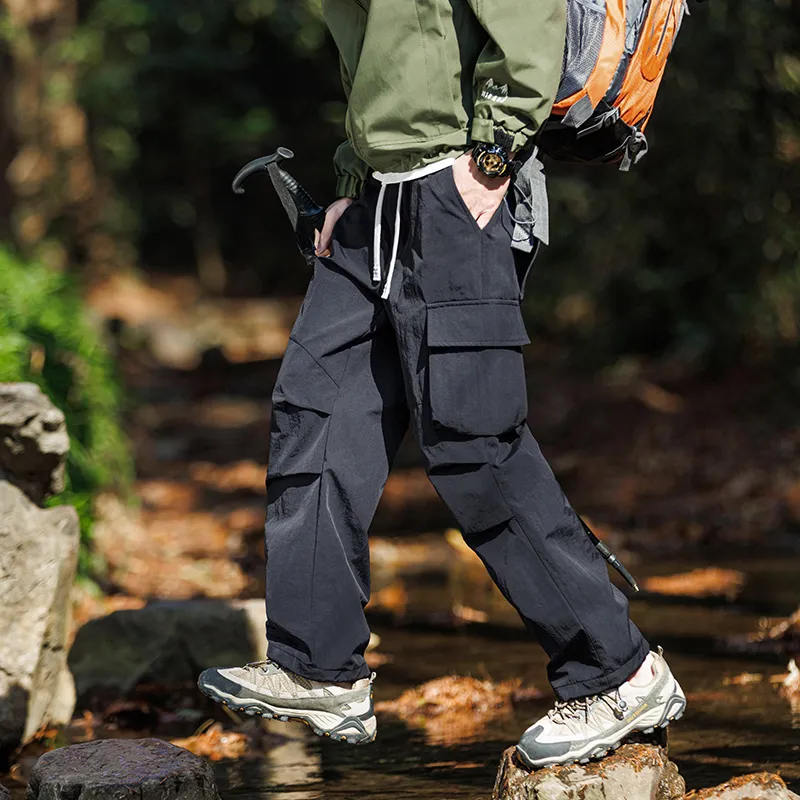 ELNHEN Cargo Pants Unisex Purple-7