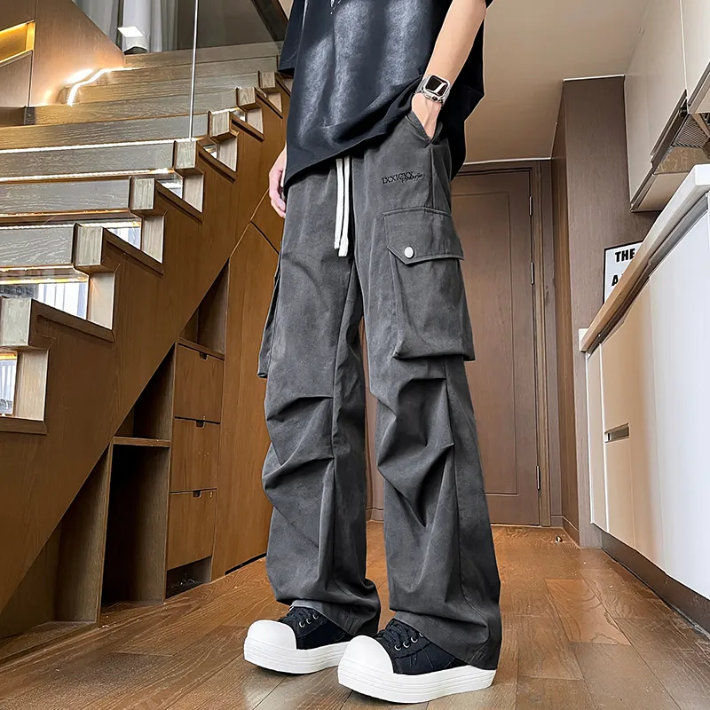 ELNHEN Cargo Pants Unisex Purple-6