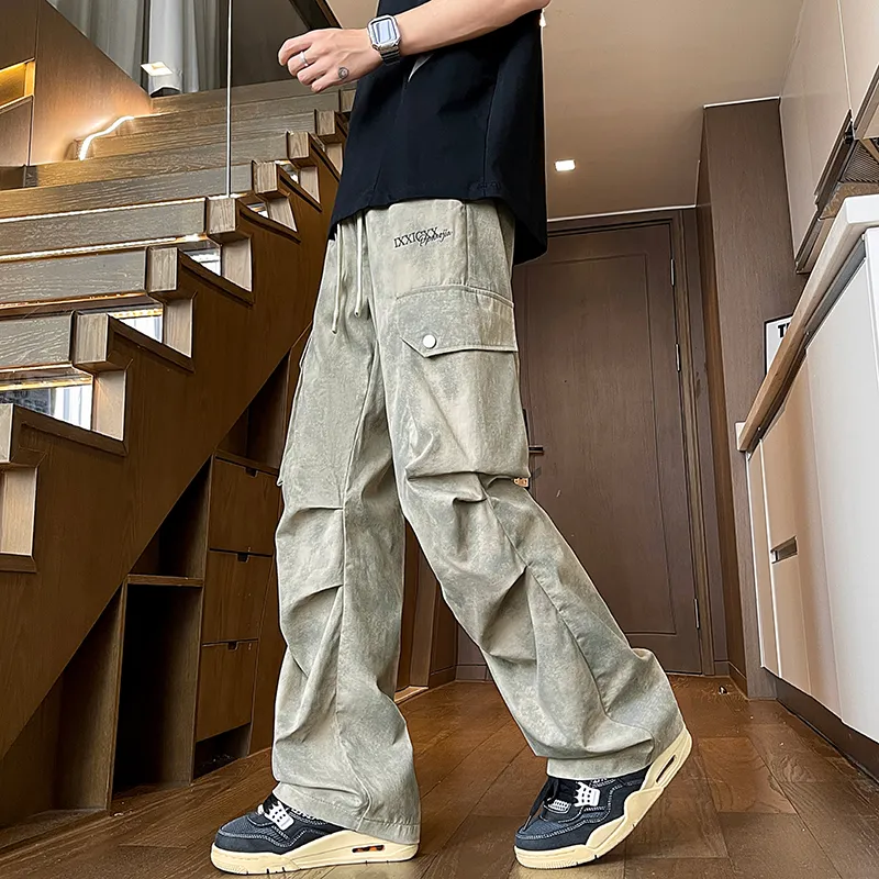 ELNHEN Cargo Pants Unisex Purple-15