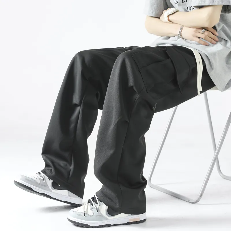 ELNHEN Cargo Pants Unisex Purple-30
