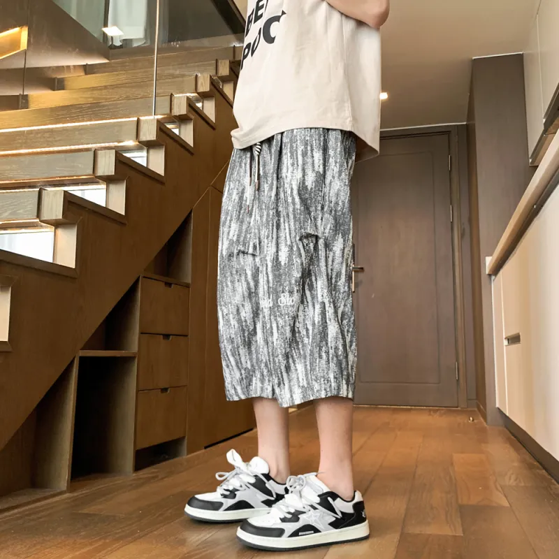PAINT STAIN Casual Shorts Unisex-4