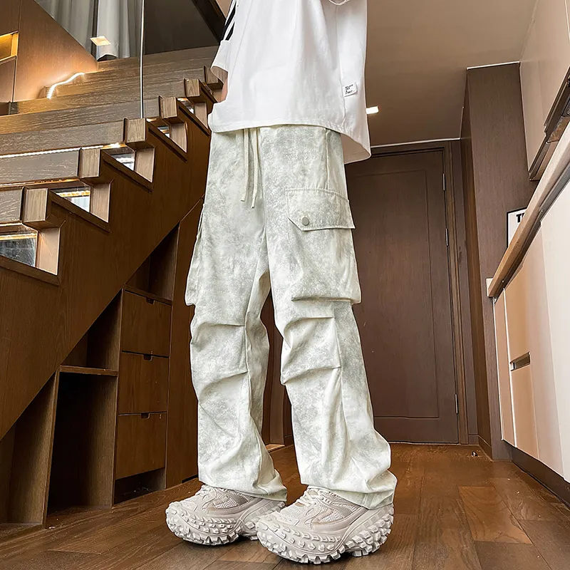 ELNHEN Cargo Pants Unisex Purple-23