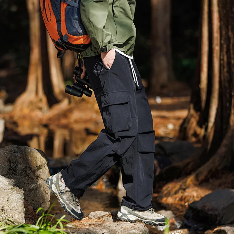 ELNHEN Cargo Pants Unisex Purple-5