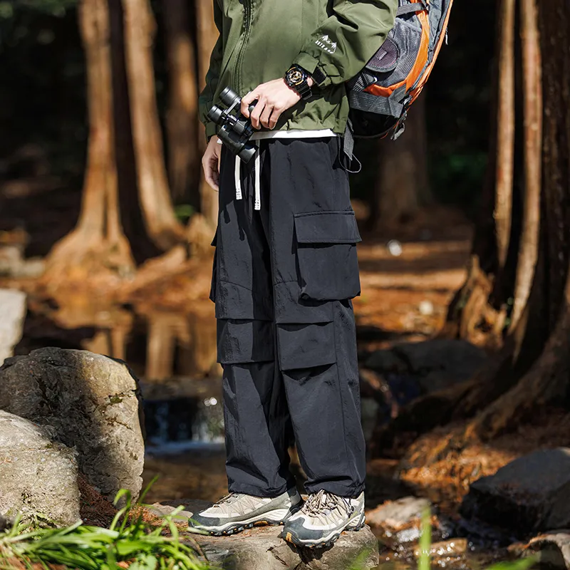 ELNHEN Cargo Pants Unisex Purple-3