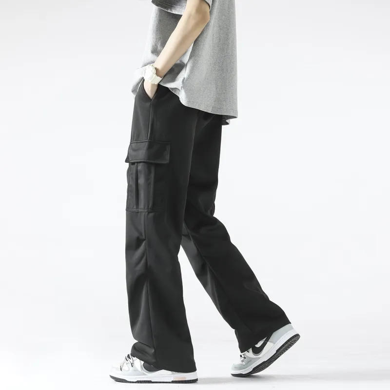 ELNHEN Cargo Pants Unisex Purple-29