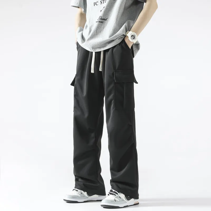 ELNHEN Cargo Pants Unisex Purple-28