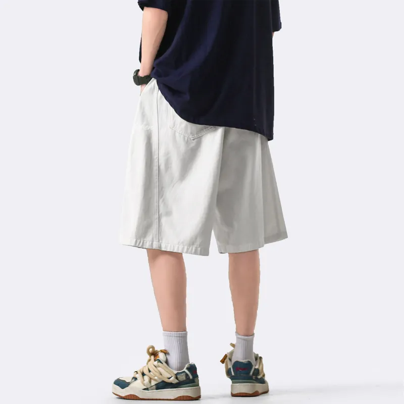 ELNHEN Denim Shorts Unisex Pink-28