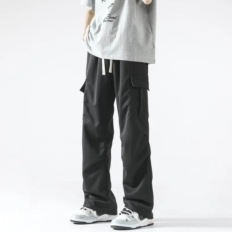 ELNHEN Cargo Pants Unisex Purple-27