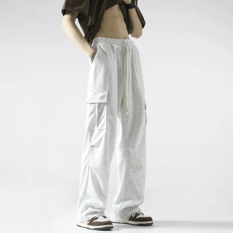 ELNHEN Cargo Pants Unisex Purple-17