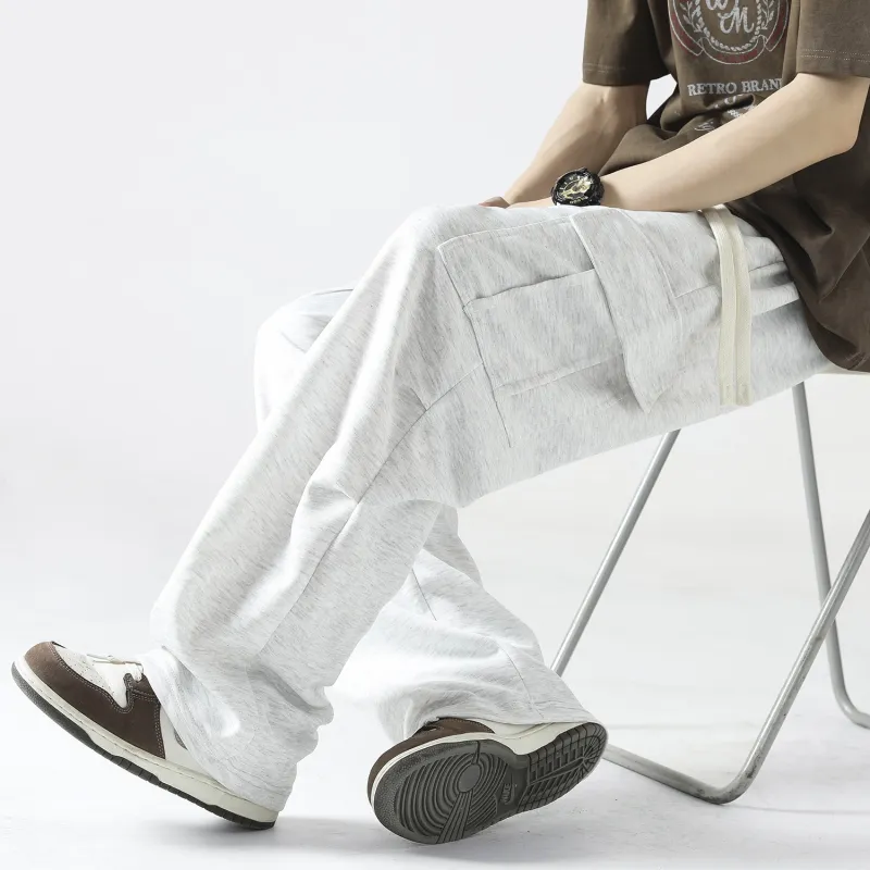 ELNHEN Cargo Pants Unisex Purple-20