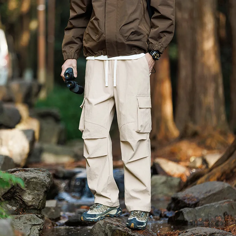 ELNHEN Cargo Pants Unisex Purple-25