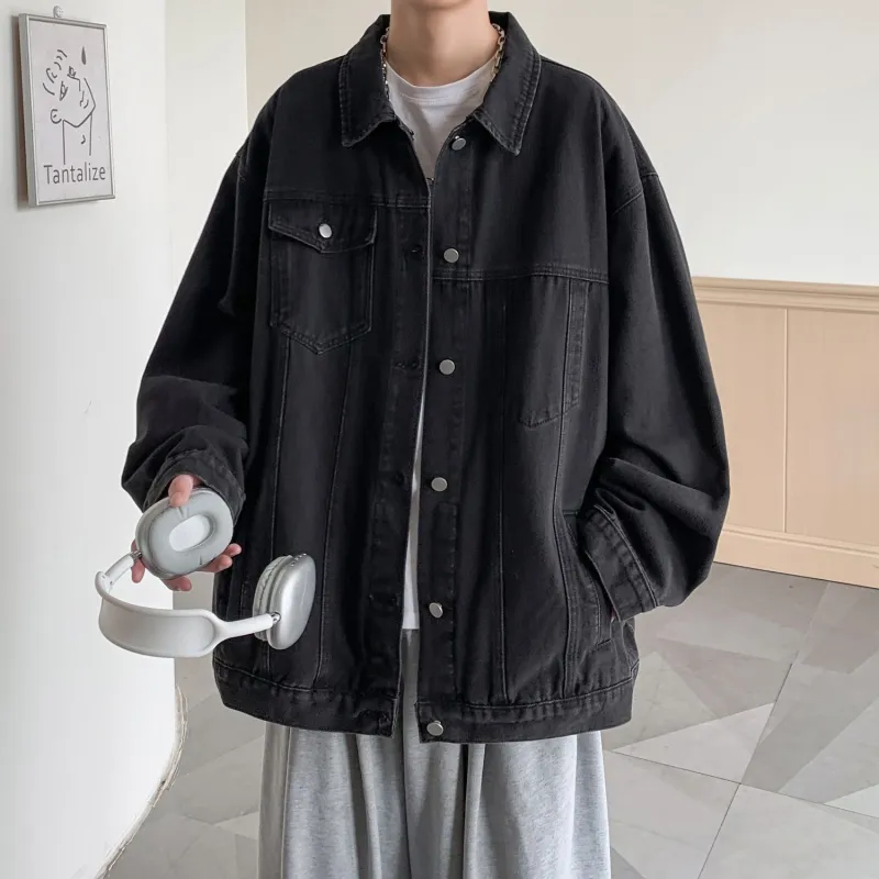 TESTUNG Denim Jackets Unisex-4