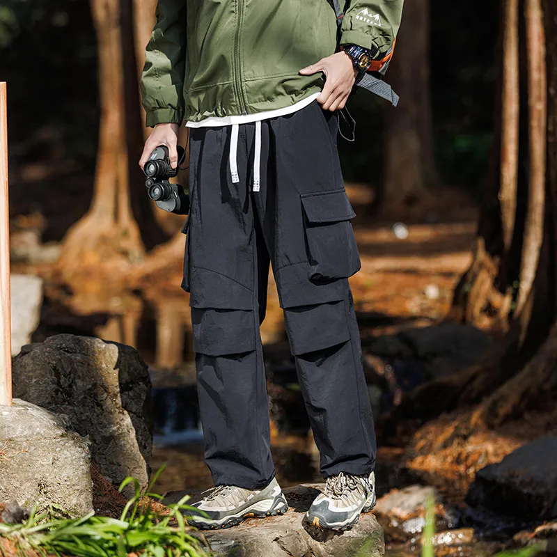 ELNHEN Cargo Pants Unisex Purple-4
