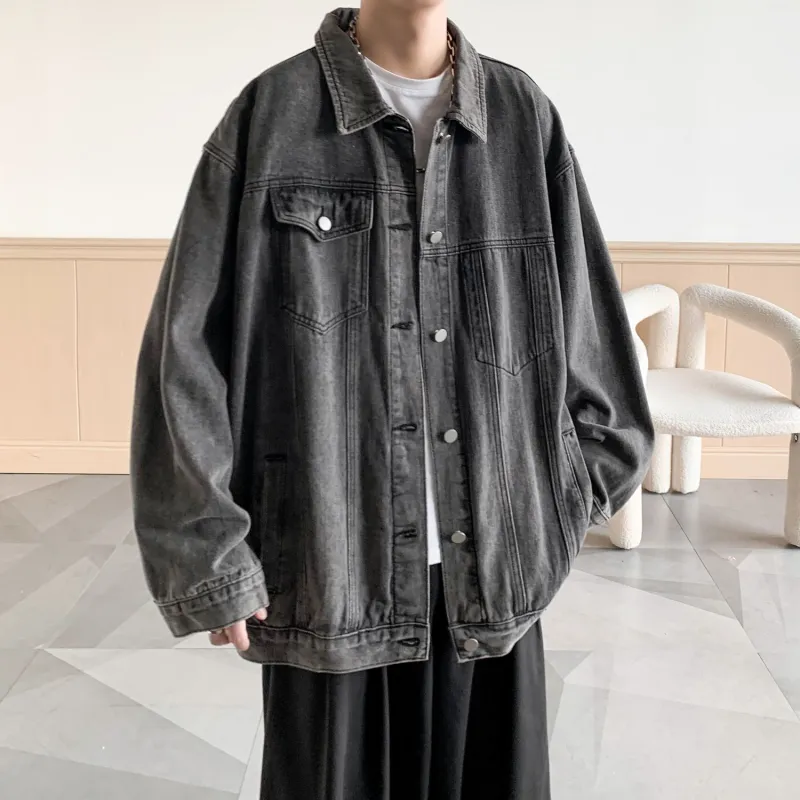 TESTUNG Denim Jackets Unisex-35