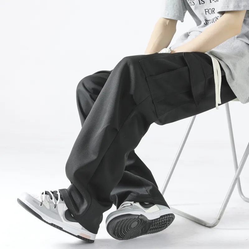 ELNHEN Cargo Pants Unisex Purple-31