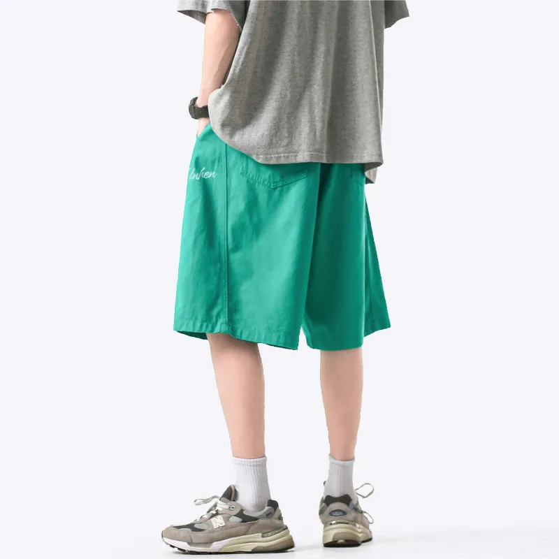 ELNHEN Denim Shorts Unisex Pink-21