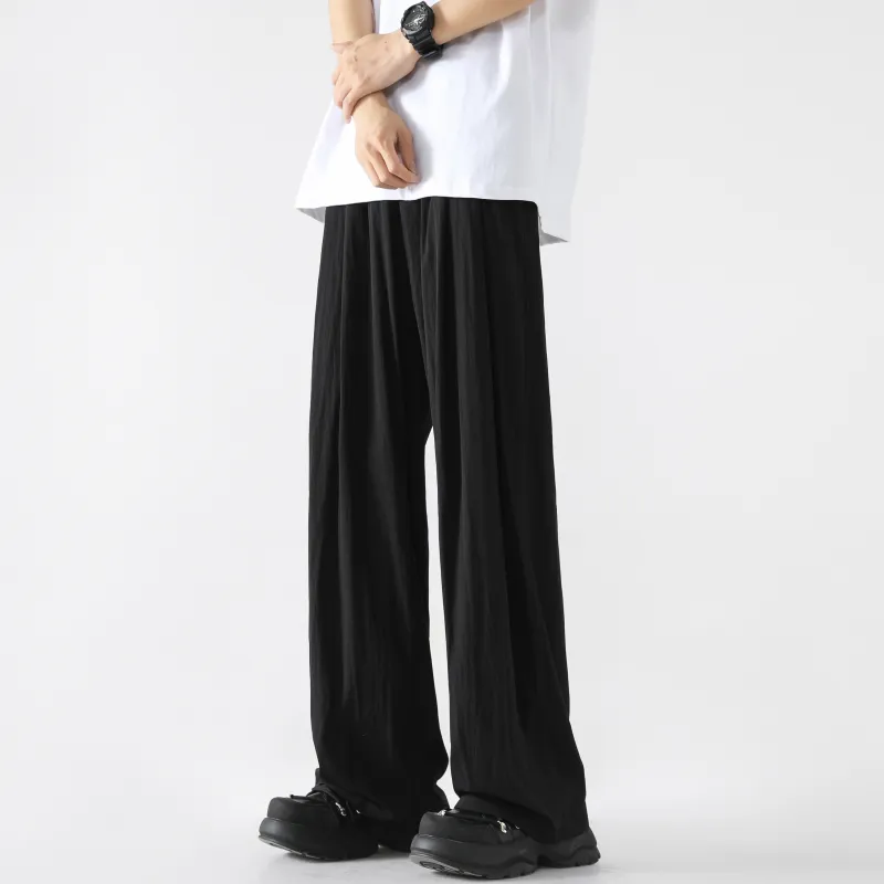 ELNHEN Casual Pants Unisex Pink-22