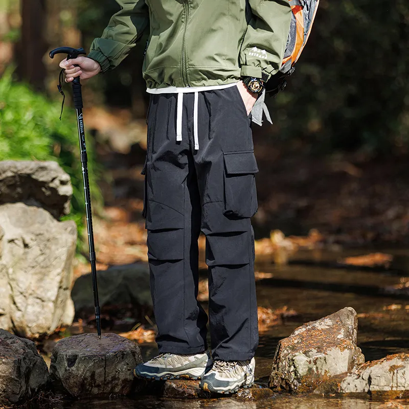 ELNHEN Cargo Pants Unisex Purple-6