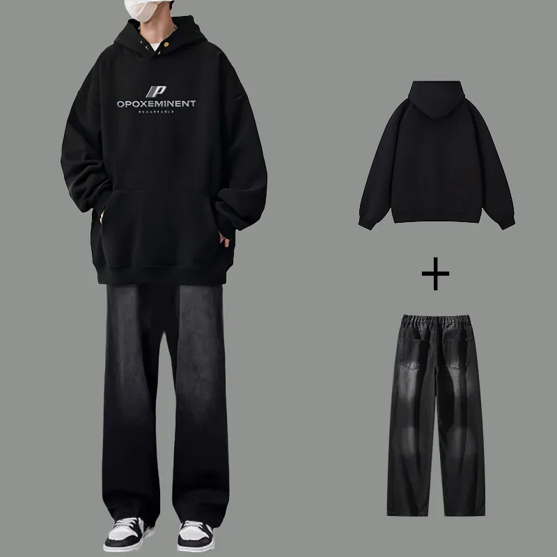 OPOX Sweatshirt Sets Unisex-3