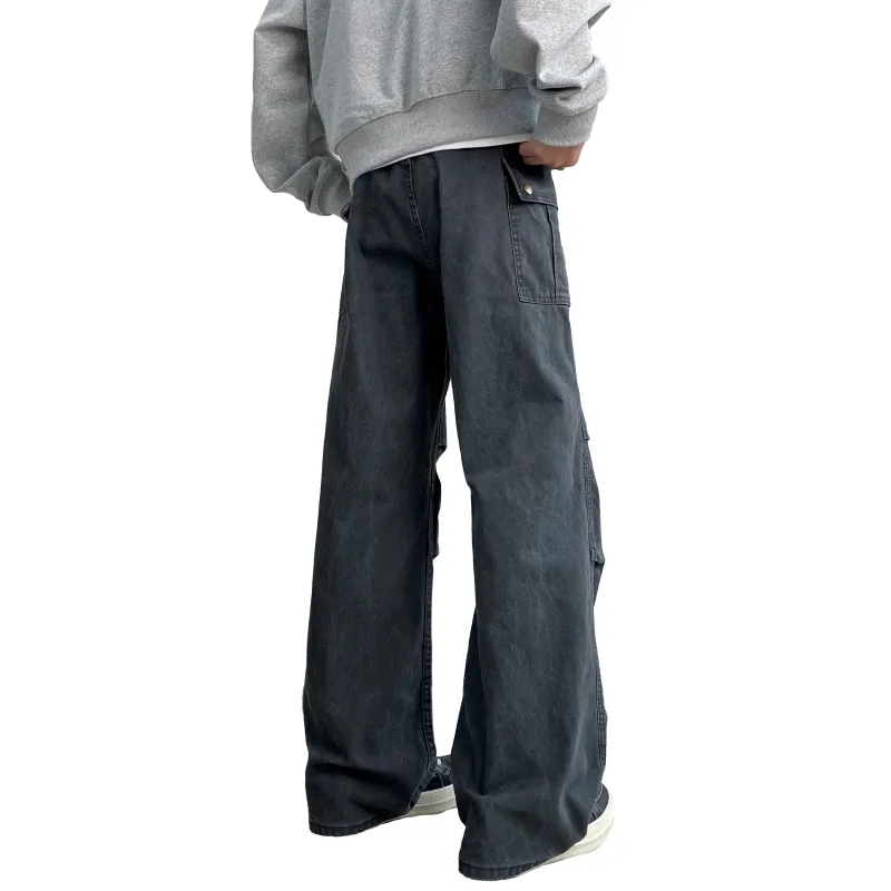 OPOX Casual Pants Unisex Apricot-7
