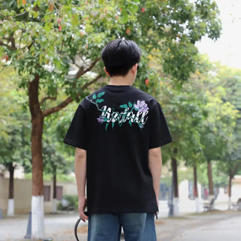 OPOX T Shirts Unisex Black-2