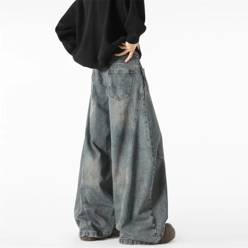 OPOX Jeans Unisex Vintage Blue-1