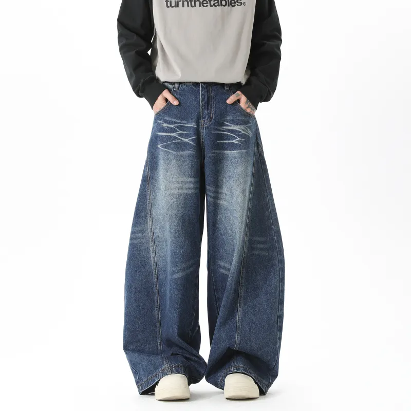 WELTER EXPERIMENT Trendy Versatile Comfortable Jeans Unisex-8