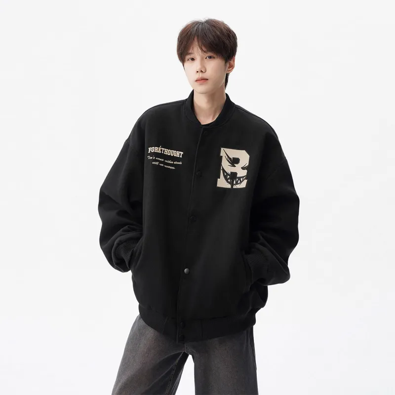 M MAICCO Design Letter Embroidery American Trendy Brand Windbreaker Jackets & Coats Unisex-38