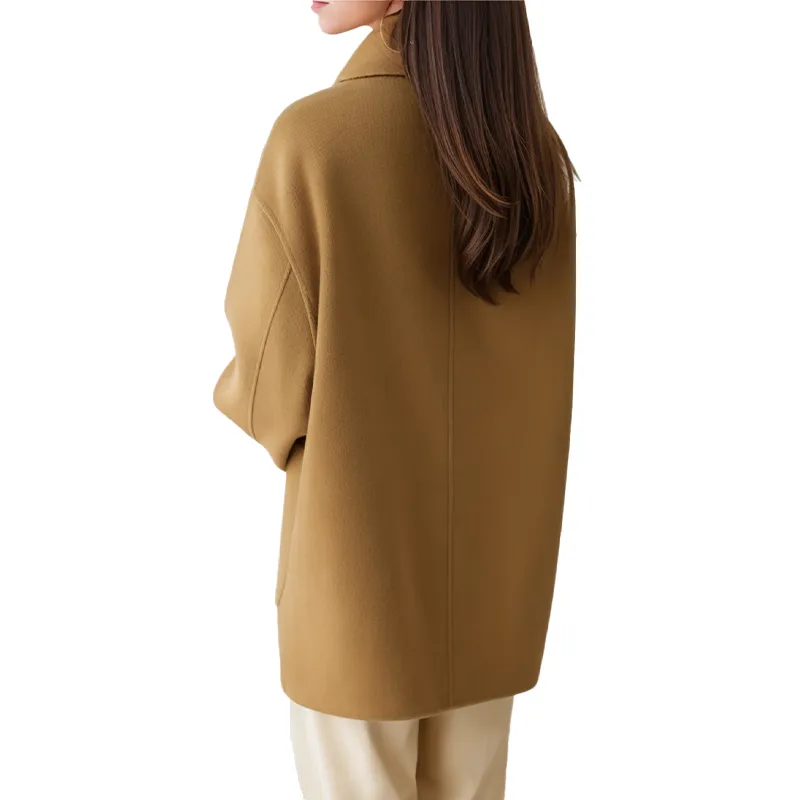 Mapping Coats Women's Camel-1