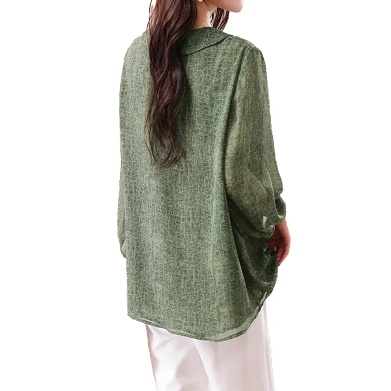 Mapping Shirts Women's Green-1