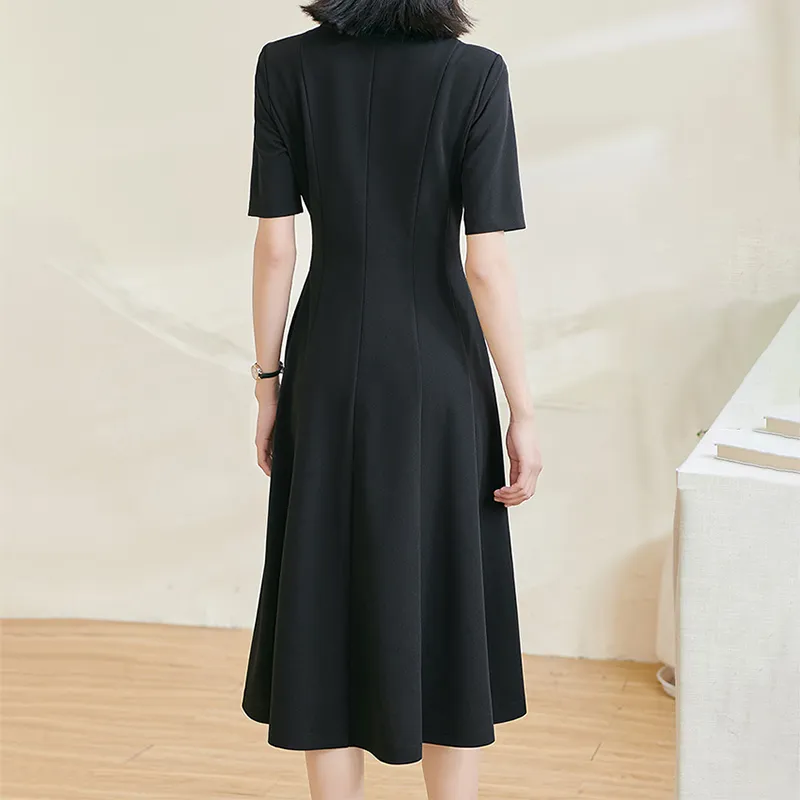 Mapping Short Sleeved Dresses Women's-5