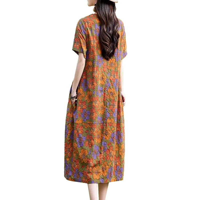 Mapping Short Sleeved Dress Women's-1