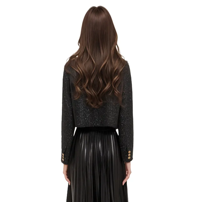 Mapping Cropped Coats Women's-0