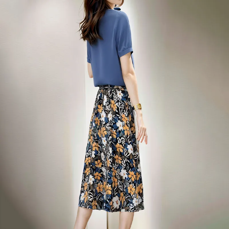 Mapping Skirt Set Women's Multicolor-3