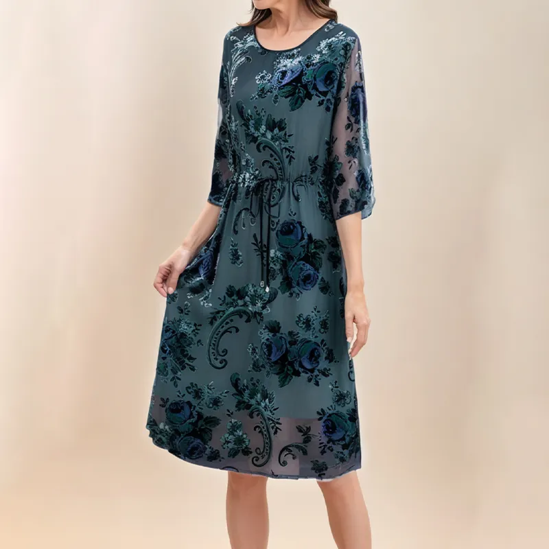 Mapping Long Sleeved Dresses Women's-3