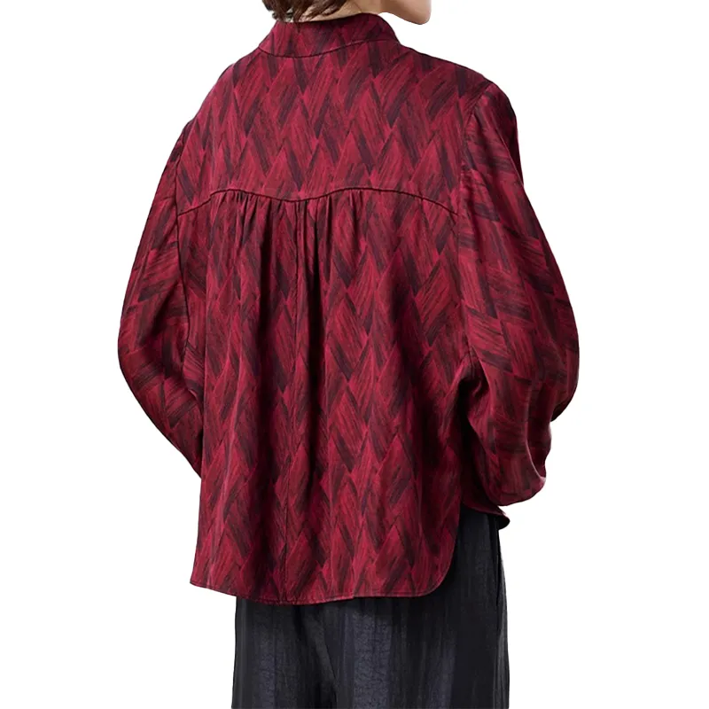 Mapping Shirts Women's Red-0
