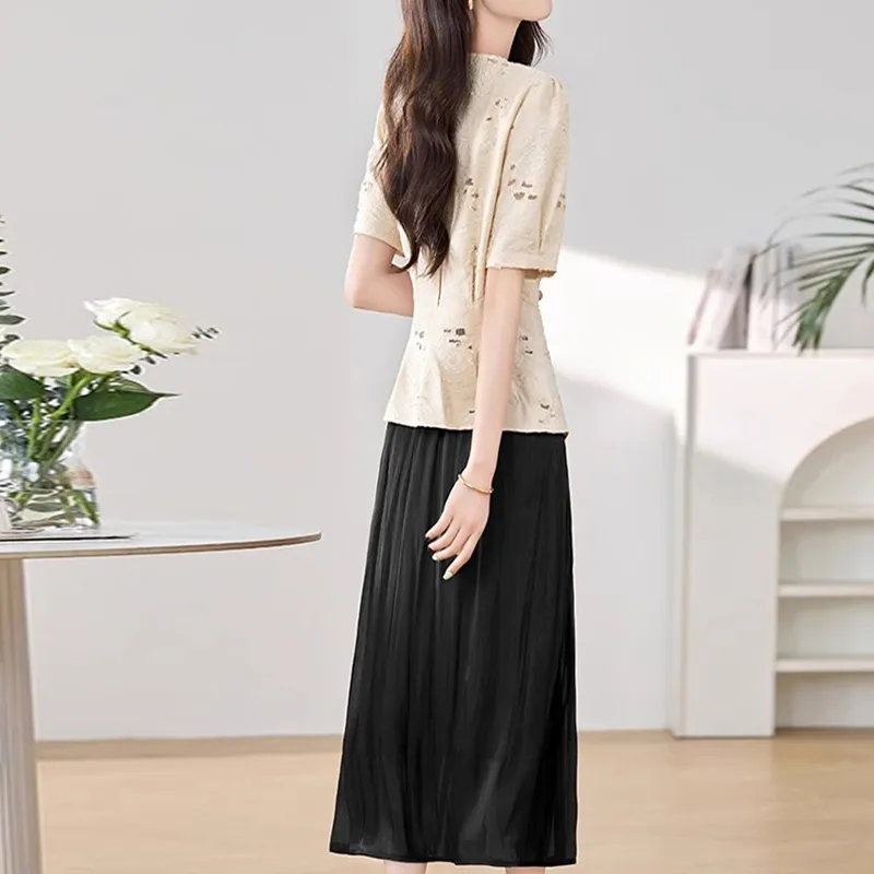 Mapping Two Piece Skirt Sets Women's-8
