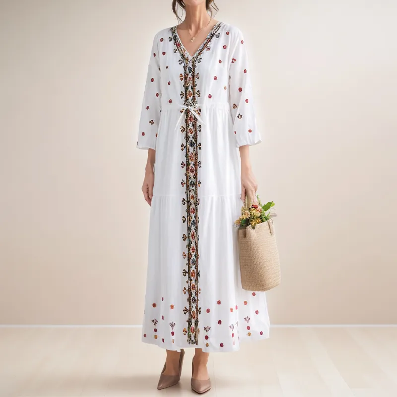 Mapping Short Sleeved Dresses Women's-3