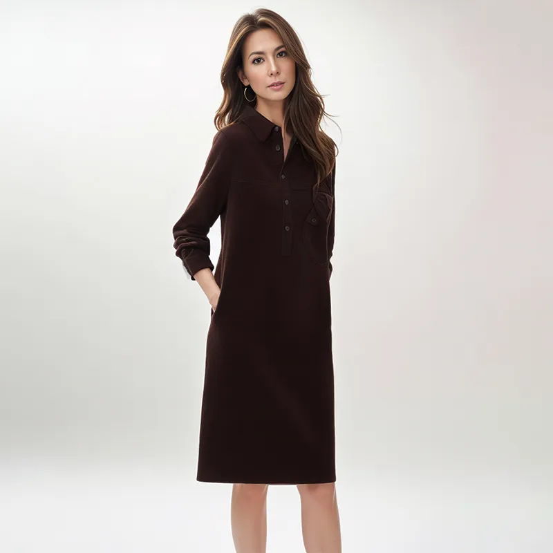 Mapping Long Sleeved Dresses Women's-3
