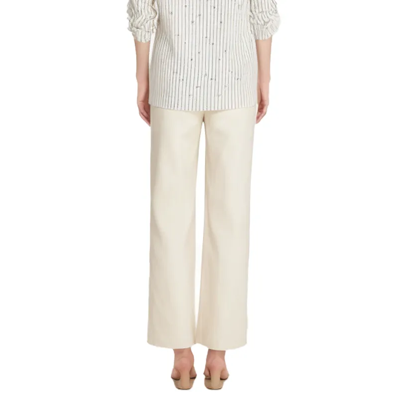 Mapping Leather Pants Women's-1