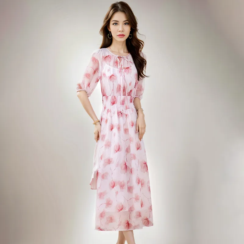 Mapping Short Sleeved Dresses Women's Multicolor-3