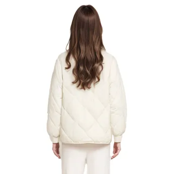 Mapping Puffer Jacket Women's White