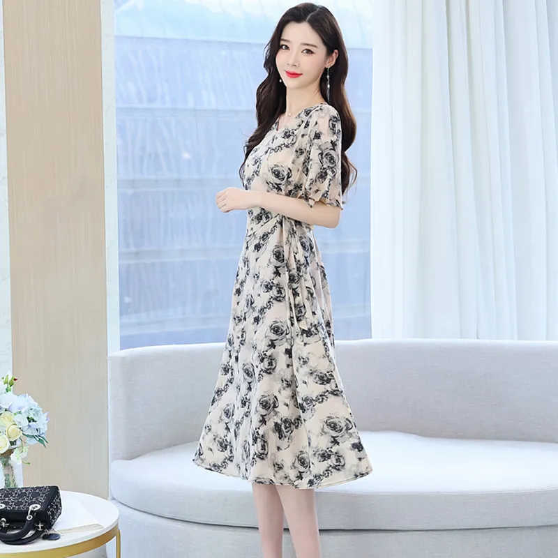 Pa33word Short Sleeved Dress Women's-7